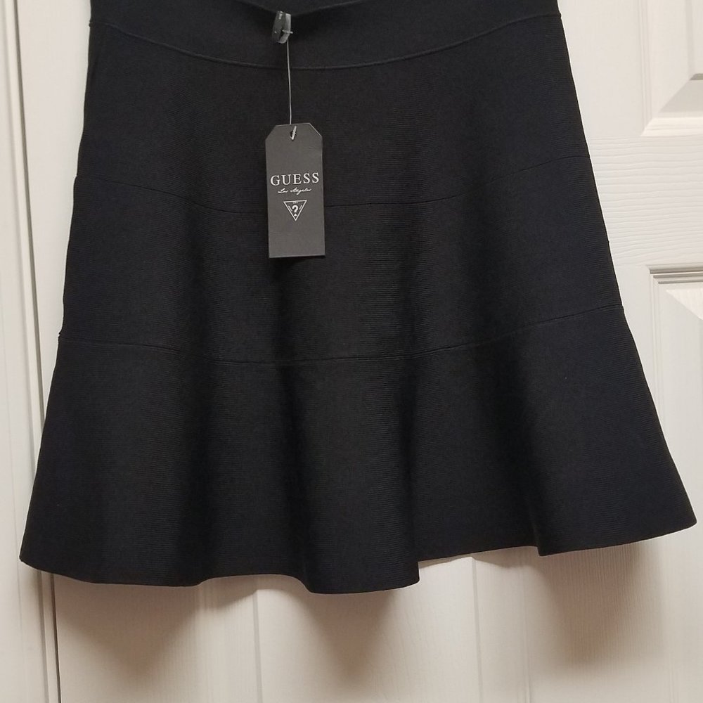 Guess Mini Skirt, Black NWT Large
